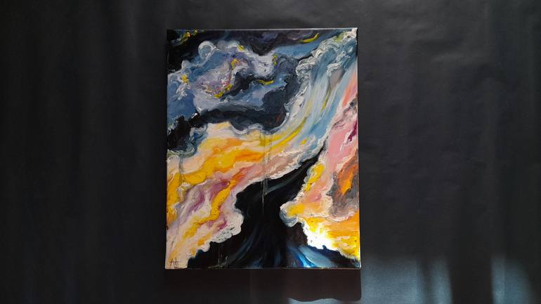 Original Conceptual Abstract Painting by Natalia Atamanchuk