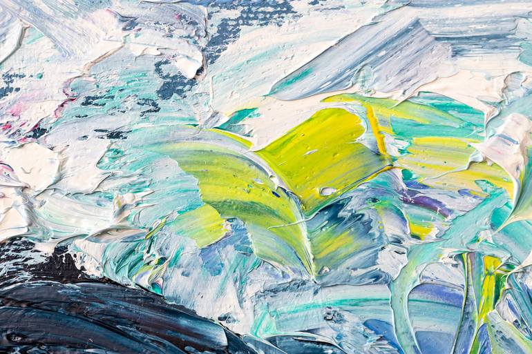 Original Abstract Seascape Painting by Natalia Atamanchuk