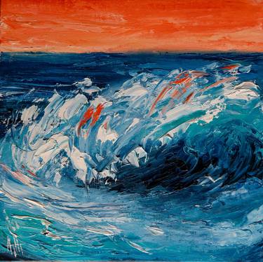 Original Expressionism Seascape Paintings by Natalia Atamanchuk