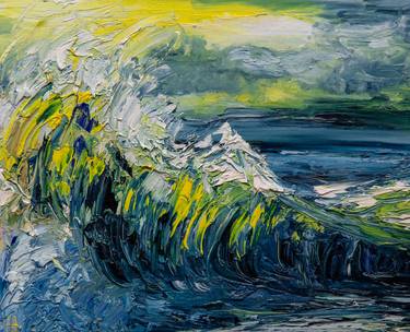 Original Expressionism Seascape Paintings by Natalia Atamanchuk