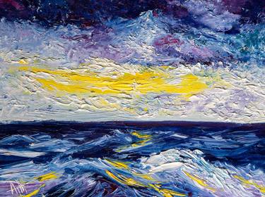 Original Expressionism Seascape Paintings by Natalia Atamanchuk