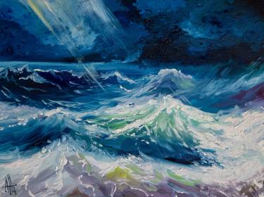 Original Realism Seascape Paintings by Natalia Atamanchuk