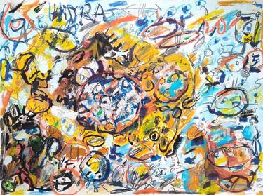 Original Abstract Expressionism Abstract Paintings by Elpídio da Costa