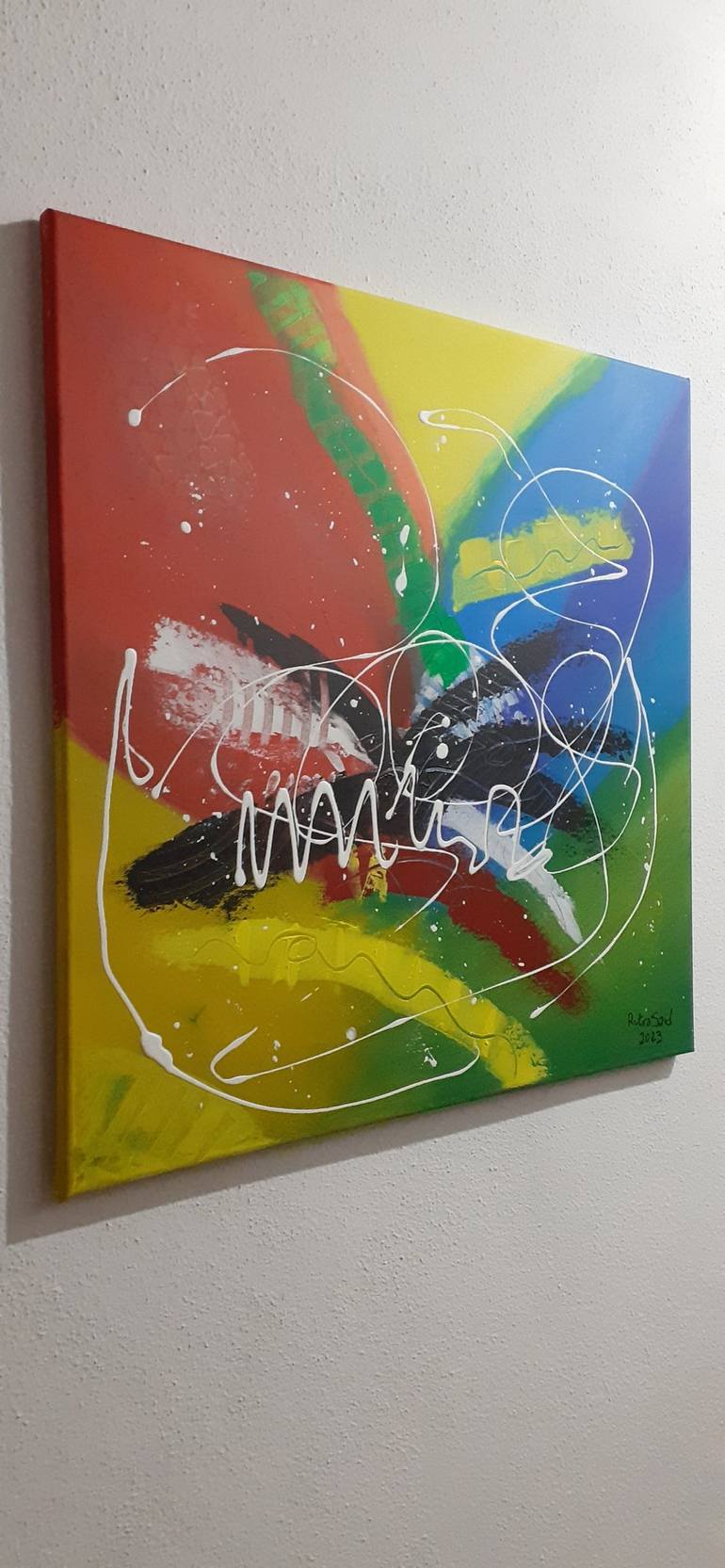 Original Abstract Painting by RutraSaid RutraSaid