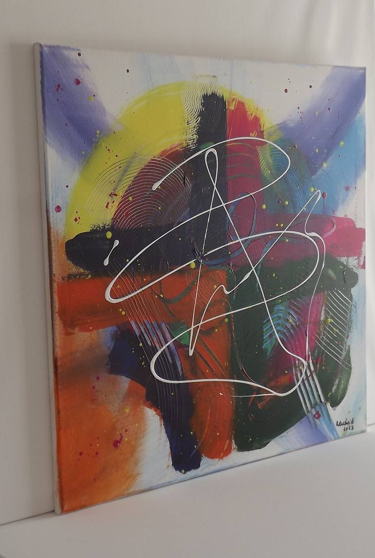 Original Abstract Painting by RutraSaid RutraSaid