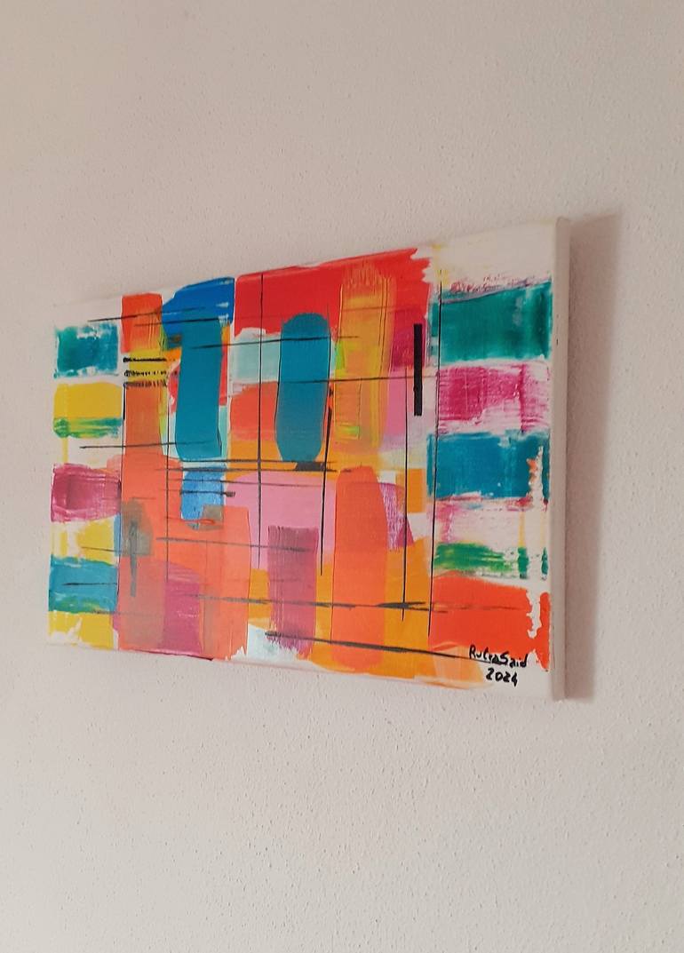 Original Abstract Painting by RutraSaid RutraSaid