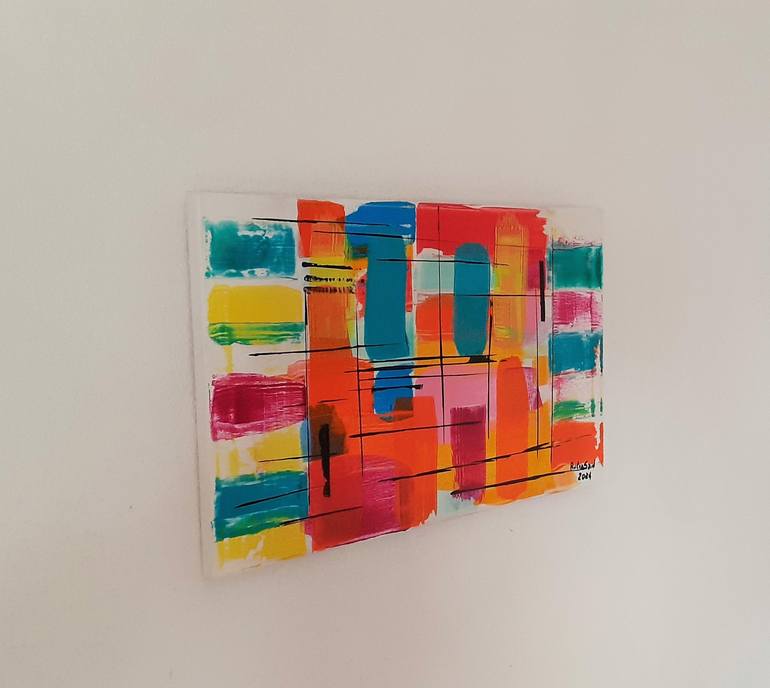 Original Abstract Painting by RutraSaid RutraSaid