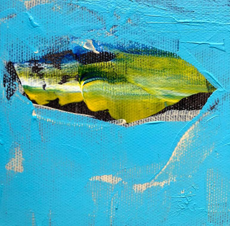 Original Abstract Fish Painting by Marija Kobic