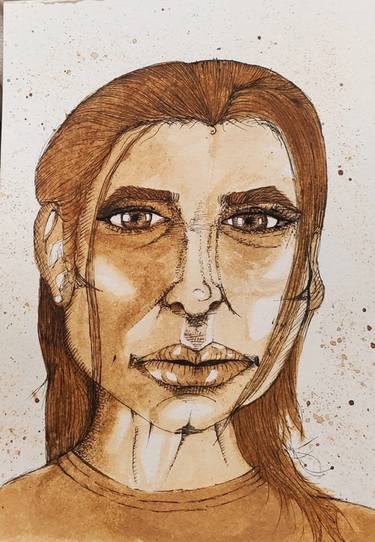 Print of Portrait Mixed Media by Aena Ghosh