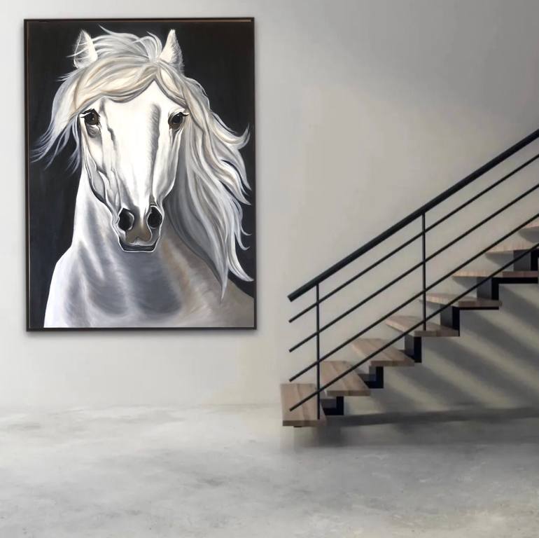 Original Realism Animal Painting by Rimsha Ibrahim