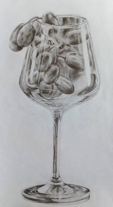 Grapes in Wine Glass thumb