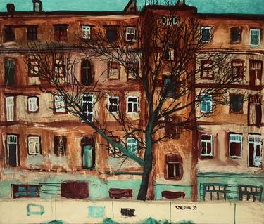Print of Expressionism Cities Paintings by Mikhail Mishuk