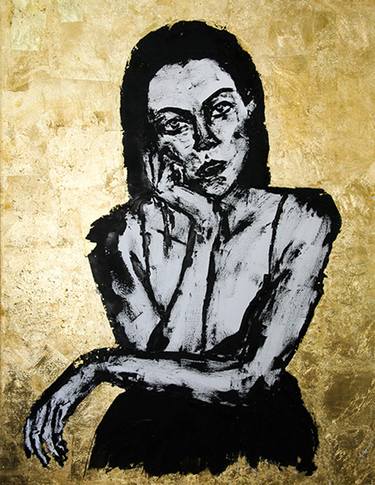Original Modernism Women Mixed Media by Inbal Gradus