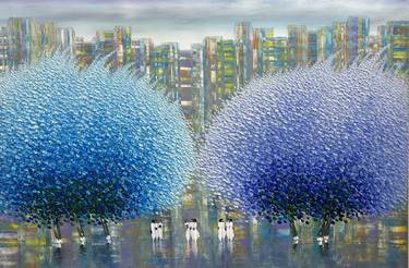 Original Impressionism Landscape Paintings by Trong Thuong Tran