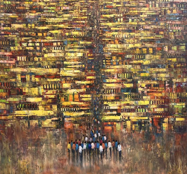 Original Abstract Painting by Trong Thuong Tran