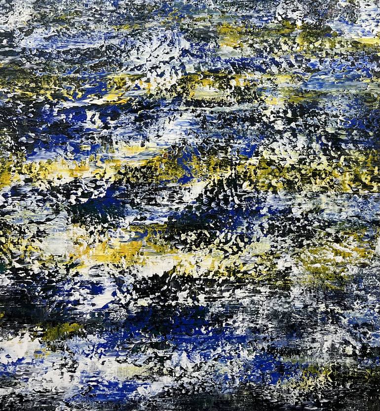 Original Impressionism Abstract Painting by Trong Thuong Tran