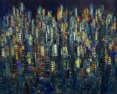 Original Impressionism Abstract Paintings by Trong Thuong Tran