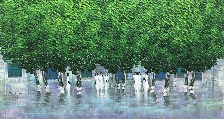 Original Landscape Painting by Trong Thuong Tran