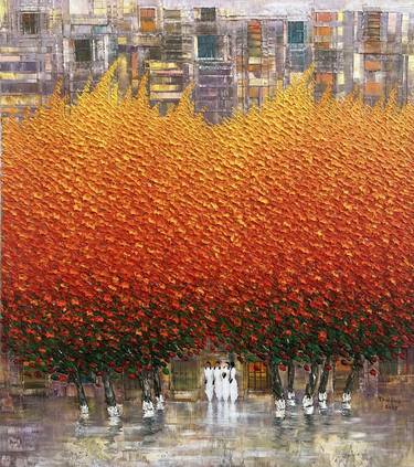 Original Impressionism Landscape Paintings by Trong Thuong Tran