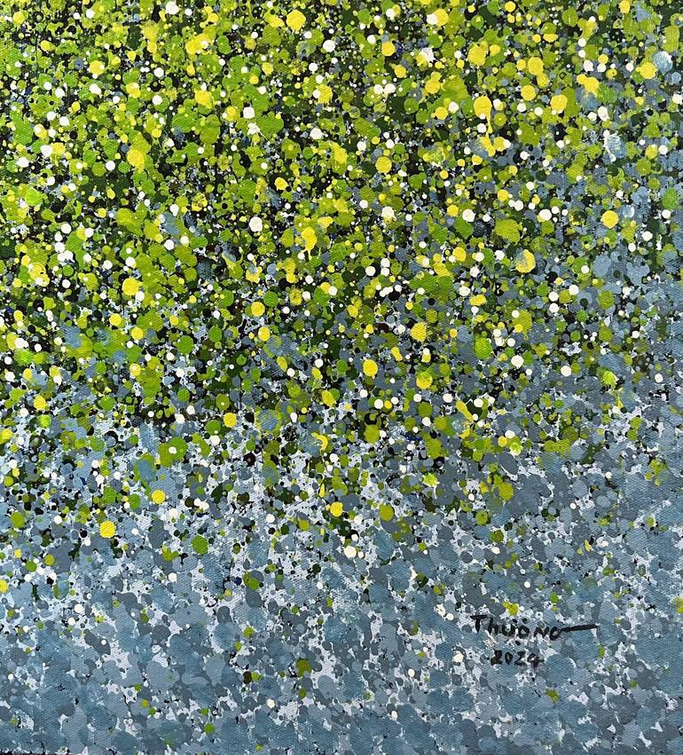 Original Abstract Nature Painting by Trong Thuong Tran