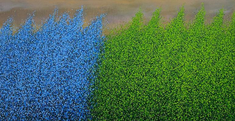 Original Impressionism Landscape Painting by Trong Thuong Tran