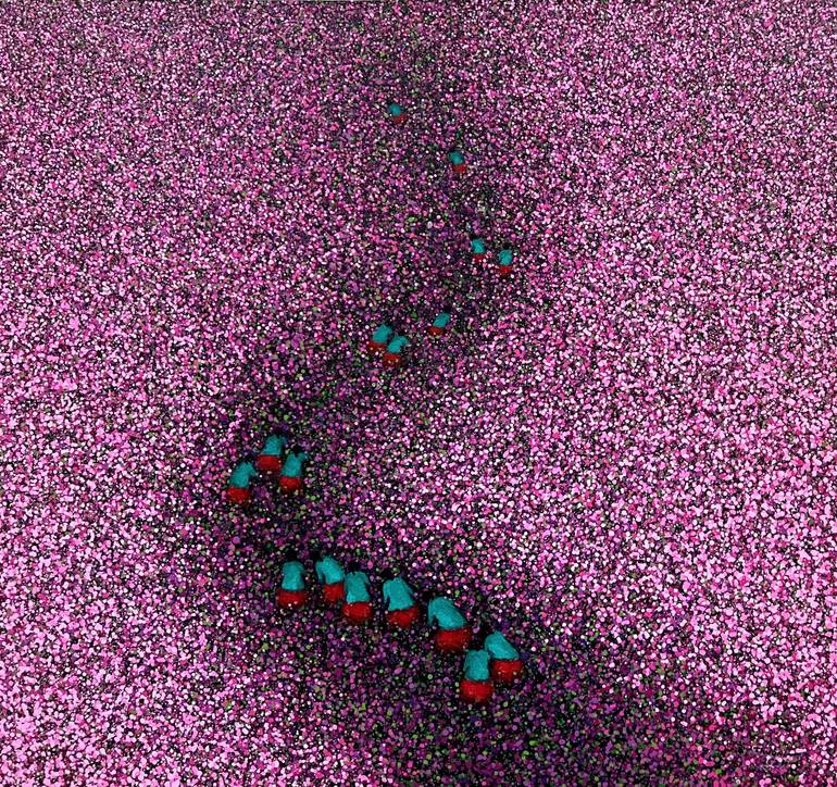 Original Impressionism Nature Painting by Trong Thuong Tran