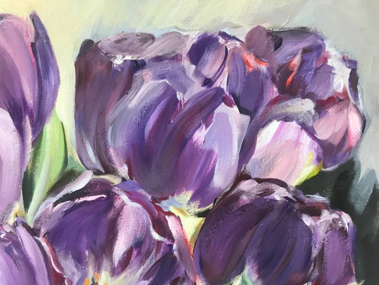 Original Impressionism Floral Painting by Liudmyla Popova