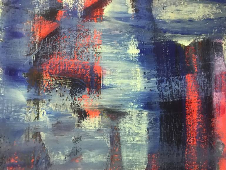 Original Abstract Water Painting by Liudmyla Popova