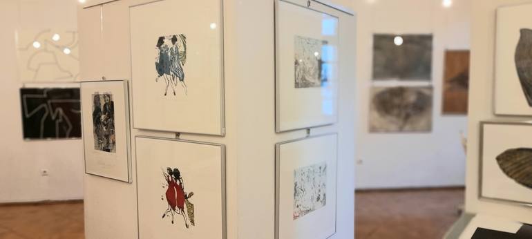 Original Dada Abstract Printmaking by Marta Wakula-Mac