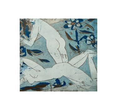 Original Expressionism Body Printmaking by Marta Wakula-Mac