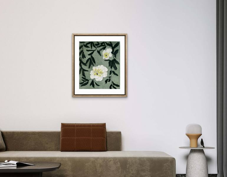 Original Abstract Nature Printmaking by Marta Wakula-Mac