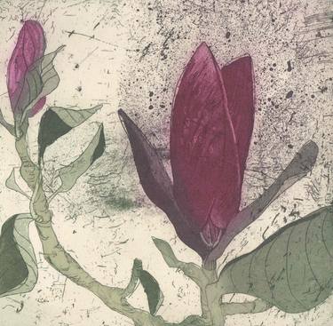 Original Expressionism Nature Printmaking by Marta Wakula-Mac