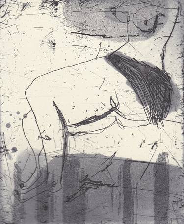 Print of Figurative Nude Printmaking by Marta Wakula-Mac