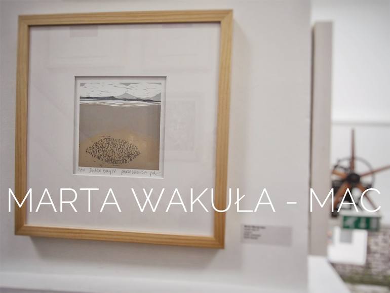 Original Abstract Landscape Printmaking by Marta Wakula-Mac