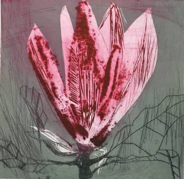 Print of Floral Printmaking by Marta Wakula-Mac