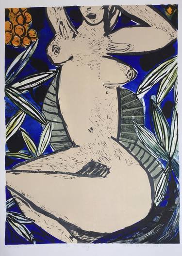 Original Abstract Expressionism Nude Paintings by Marta Wakula-Mac