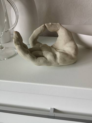 Hand sculpture ( Meditation Jnana mudra hand ) thumb