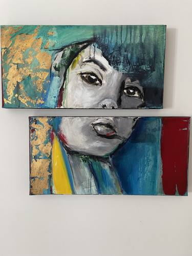 Original Abstract Women Paintings by Rita Lima