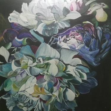 Original Expressionism Botanic Paintings by Natasha Zareen