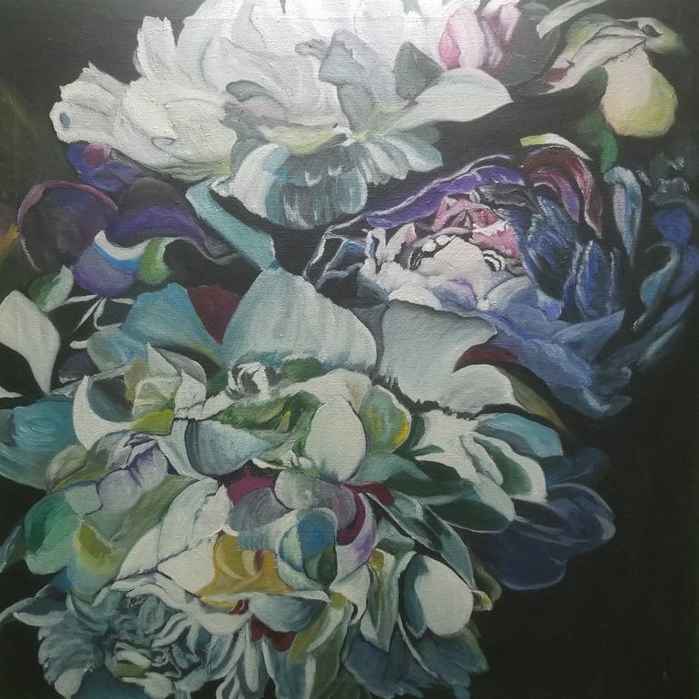 Original Expressionism Botanic Painting by Natasha  Zareen