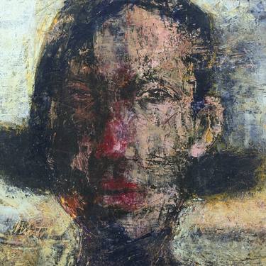 Original Abstract Portrait Paintings by Ruth Hunter