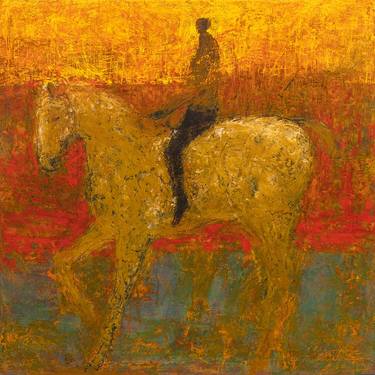 Original Figurative Horse Paintings by Ruth Hunter