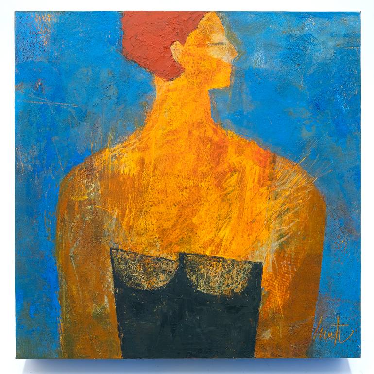 Original Figurative Women Painting by Ruth Hunter