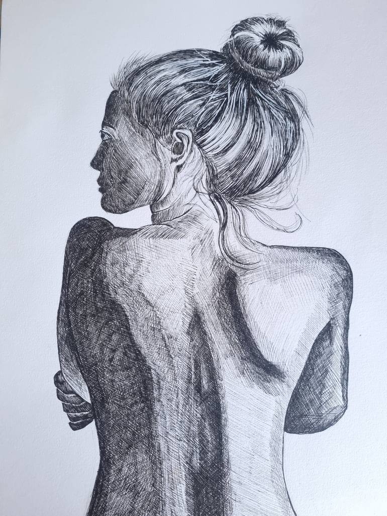 Print of Contemporary Body Drawing by Lindsey Woodfield