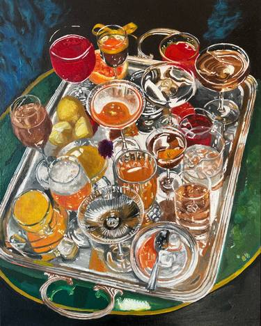 Original Realism Food & Drink Paintings by Vytoria Pawloski Godiemski