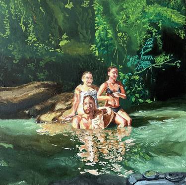 Original Figurative People Painting by Vytoria Pawloski Godiemski