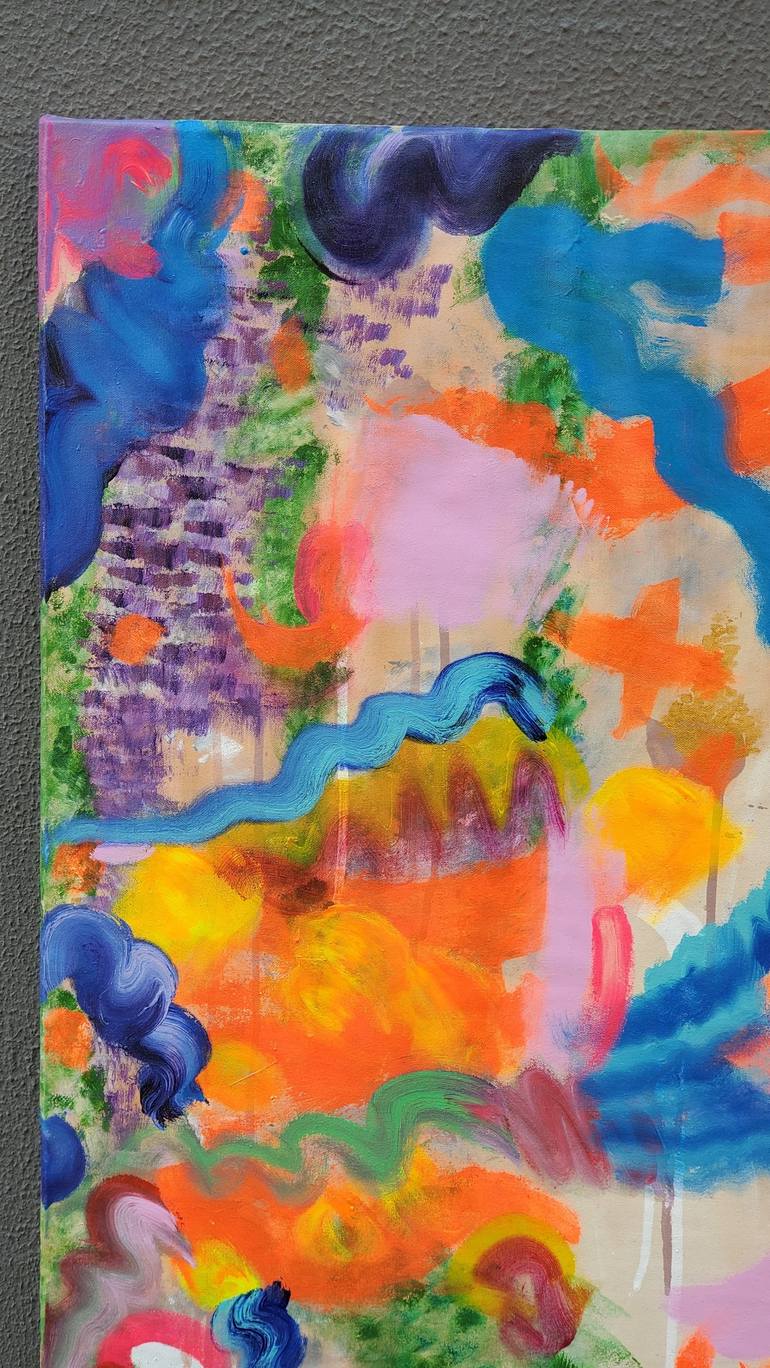 Original Abstract Painting by Zermina Khan