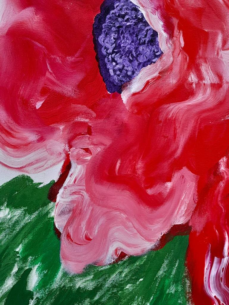 Original Abstract Expressionism Abstract Painting by Zermina Khan