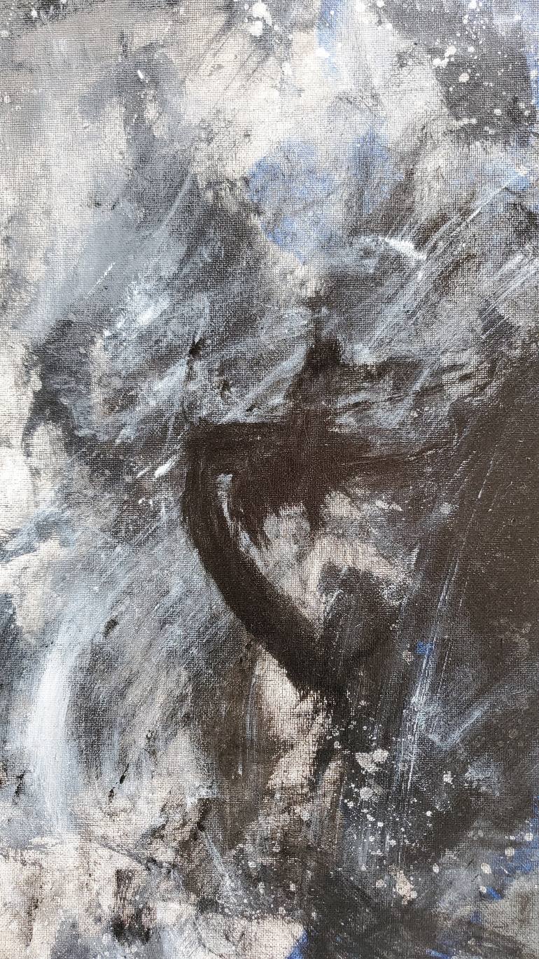 Original Abstract Expressionism Abstract Painting by Zermina Khan