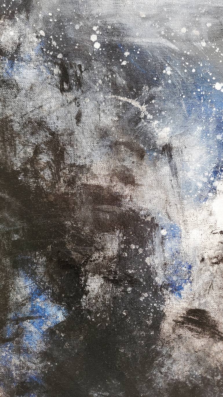 Original Abstract Expressionism Abstract Painting by Zermina Khan
